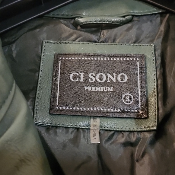 New CI SONO 100 % vegan  leather jacket Just in time for Spring ! - Picture 3 of 8